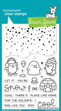 Carica l'immagine nel visualizzatore di Gallery, Lawn Fawn - Snow Cool - clear stamp set - Design Creative Bling