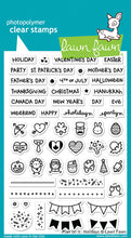 Cargar imagen en el visor de la galería, Lawn Fawn - Plan on it: Holiday - clear stamp set - Design Creative Bling
