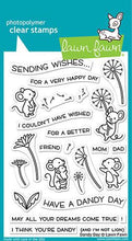 Lade das Bild in den Galerie-Viewer, Lawn Fawn - Dandy Day - clear stamp set - Design Creative Bling