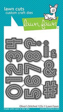 Load image into Gallery viewer, Lawn Fawn-  Oliver&#39;s Stitched 123s  - lawn cuts - Design Creative Bling

