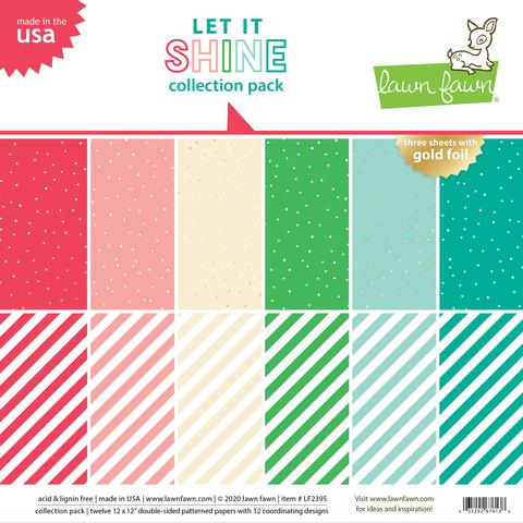 Lawn Fawn-Paper-Let it shine Collection Pack 12 x 12 - Design Creative Bling
