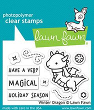 Load image into Gallery viewer, Lawn Fawn-Clear Stamps-Winter Dragon - Design Creative Bling