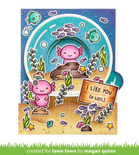 Load image into Gallery viewer, Lawn Fawn - Valentines - Clear Photopolymer Stamps - I Like You (A Lotl) - Design Creative Bling
