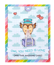 Lade das Bild in den Galerie-Viewer, Lawn Fawn - Valentines - Clear Photopolymer Stamps - Special Delivery - Design Creative Bling