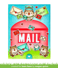 Lade das Bild in den Galerie-Viewer, Lawn Fawn - Valentines - Clear Photopolymer Stamps - Special Delivery - Design Creative Bling