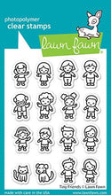 Lade das Bild in den Galerie-Viewer, Lawn Fawn - Clear Photopolymer Stamps - Tiny Friends - Design Creative Bling