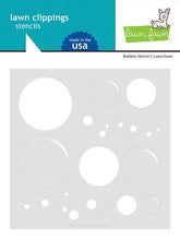 Carica l'immagine nel visualizzatore di Gallery, Lawn Fawn-Bubbles Stencil - Design Creative Bling