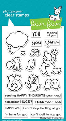 Lawn Fawn -Happy Hugs- clear stamp set - Design Creative Bling