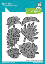 Carica l'immagine nel visualizzatore di Gallery, Lawn Fawn - Tropical Leaves - lawn cuts - Design Creative Bling