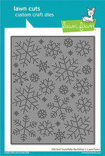 Carica l'immagine nel visualizzatore di Gallery, Lawn Fawn-stitched snowflake backdrop-Lawn Cuts - Design Creative Bling