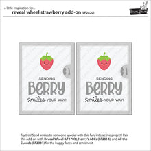 Load image into Gallery viewer, Lawn Fawn - reveal wheel strawberry add-on - lawn cuts - Design Creative Bling
