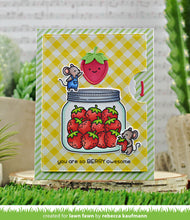 Load image into Gallery viewer, Lawn Fawn - reveal wheel strawberry add-on - lawn cuts - Design Creative Bling