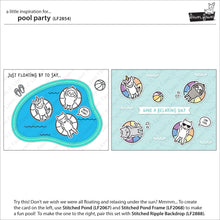 Load image into Gallery viewer, Lawn Fawn - pool party - clear stamp set - Design Creative Bling