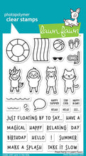 Load image into Gallery viewer, Lawn Fawn - pool party - clear stamp set - Design Creative Bling