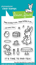 Load image into Gallery viewer, Lawn Fawn - tea-rrific day add-on - clear stamp set - Design Creative Bling
