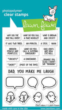 Lade das Bild in den Galerie-Viewer, Lawn Fawn - dad jokes - clear stamp set - Design Creative Bling