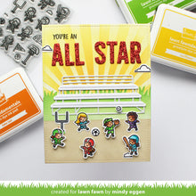 Load image into Gallery viewer, Lawn Fawn - tiny sports friends - clear stamp set - Design Creative Bling