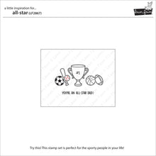 Load image into Gallery viewer, Lawn Fawn - all-star - clear stamp set - Design Creative Bling