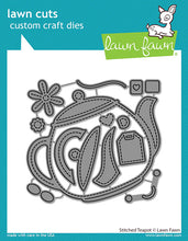 Lade das Bild in den Galerie-Viewer, Lawn Fawn - stitched teapot - lawn cuts - Design Creative Bling