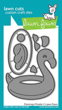 Load image into Gallery viewer, Lawn Fawn - flamingo floatie - lawn cuts - Design Creative Bling