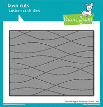 Load image into Gallery viewer, Lawn Fawn - stitched ripple backdrop - lawn cuts - Design Creative Bling