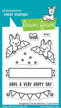 Carica l'immagine nel visualizzatore di Gallery, Lawn Fawn - fangtastic friends add-on - clear stamp set - Design Creative Bling