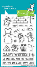Cargar imagen en el visor de la galería, Lawn Fawn - snowball fight - clear stamp set - Design Creative Bling