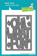 Carica l'immagine nel visualizzatore di Gallery, Lawn Fawn - giant outlined oh what fun - lawn cuts - Design Creative Bling