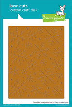Cargar imagen en el visor de la galería, Lawn Fawn - snowflake background hot foil plate - lawn cuts - Design Creative Bling