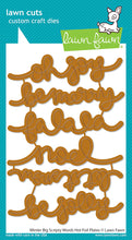 Load image into Gallery viewer, Lawn Fawn - winter big scripty words hot foil plates - lawn cuts - Design Creative Bling