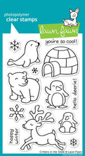 Cargar imagen en el visor de la galería, Lawn Fawn - Clear Photopolymer Stamps - Critters in the Snow - Design Creative Bling