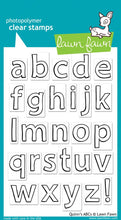 Carica l'immagine nel visualizzatore di Gallery, Lawn Fawn - Clear Photopolymer Stamps - Quinn's ABCs lowercase - Design Creative Bling
