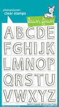 Load image into Gallery viewer, Lawn Fawn - Clear Photopolymer Stamps - Quinn's Capital ABCs - Design Creative Bling