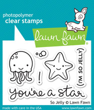 Carica l'immagine nel visualizzatore di Gallery, Lawn Fawn-Clear Stamp 3" x 2"- So Jelly - Design Creative Bling