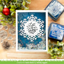 Load image into Gallery viewer, Lawn Fawn - Magic Iris Snowflake Add-on - lawn cuts - Design Creative Bling