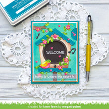 Load image into Gallery viewer, Lawn Fawn - Valentines - Lawn Cuts - Dies - Magic Iris Birdhouse Add-on - Design Creative Bling