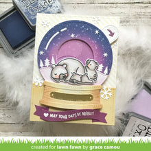 Load image into Gallery viewer, Lawn Fawn-Lawn Cuts-Dies-Magic Iris Snow Globe Add-on - Design Creative Bling