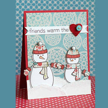 Lade das Bild in den Galerie-Viewer, Lawn Fawn - Making Frosty Friends - clear stamp set - Design Creative Bling