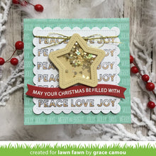 Lade das Bild in den Galerie-Viewer, Lawn Fawn-Offset Sayings-Christmas-Clear Stamp set - Design Creative Bling