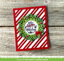 Load image into Gallery viewer, Lawn Fawn - Peppermint Stripe Backdrop - lawn cuts - Design Creative Bling