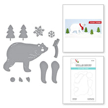 Load image into Gallery viewer, Spellbinders- Chill Bear Etched Dies from the Be Merry Collection-Die Set - Design Creative Bling