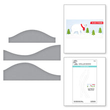 Cargar imagen en el visor de la galería, Spellbinders-Color Block Scenic Scape Etched Dies from the Tis the Season Collection-Die Set - Design Creative Bling