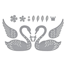 Cargar imagen en el visor de la galería, Spellbinders-Heart Swans Etched Dies-Truly Yours Collection - Design Creative Bling