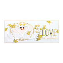 Cargar imagen en el visor de la galería, Spellbinders-Heart Swans Etched Dies-Truly Yours Collection - Design Creative Bling