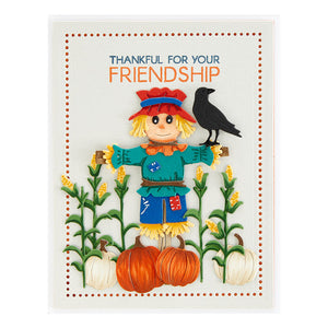 Spellbinders-Scare a Crow Etched Dies- Happy Harvest Collection by Nichol Spohr - Design Creative Bling