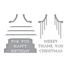 Cargar imagen en el visor de la galería, Spellbinders-Die Set-Open House Door Sentiment Steps Etched Dies from the Open House Collection - Design Creative Bling