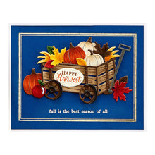 Load image into Gallery viewer, Spellbinders-Wagon Full of Fall Etched Dies from the Happy Harvest Collection by Nichol Spohr - Design Creative Bling