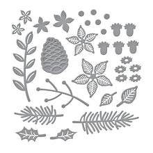 Carica l'immagine nel visualizzatore di Gallery, Spellbinders-Christmas Blooms Etched Dies from the Tis the Season Collection-Die Set - Design Creative Bling