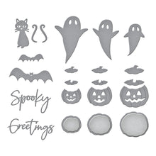 Carica l'immagine nel visualizzatore di Gallery, Spellbinders -Open House Boo! Etched Dies from the Halloween Collection - Design Creative Bling