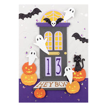 Carica l'immagine nel visualizzatore di Gallery, Spellbinders -Open House Boo! Etched Dies from the Halloween Collection - Design Creative Bling